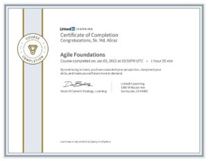 Agile Foundations Certification