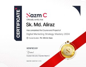 Digital Marketing Strategy Mastery Certification